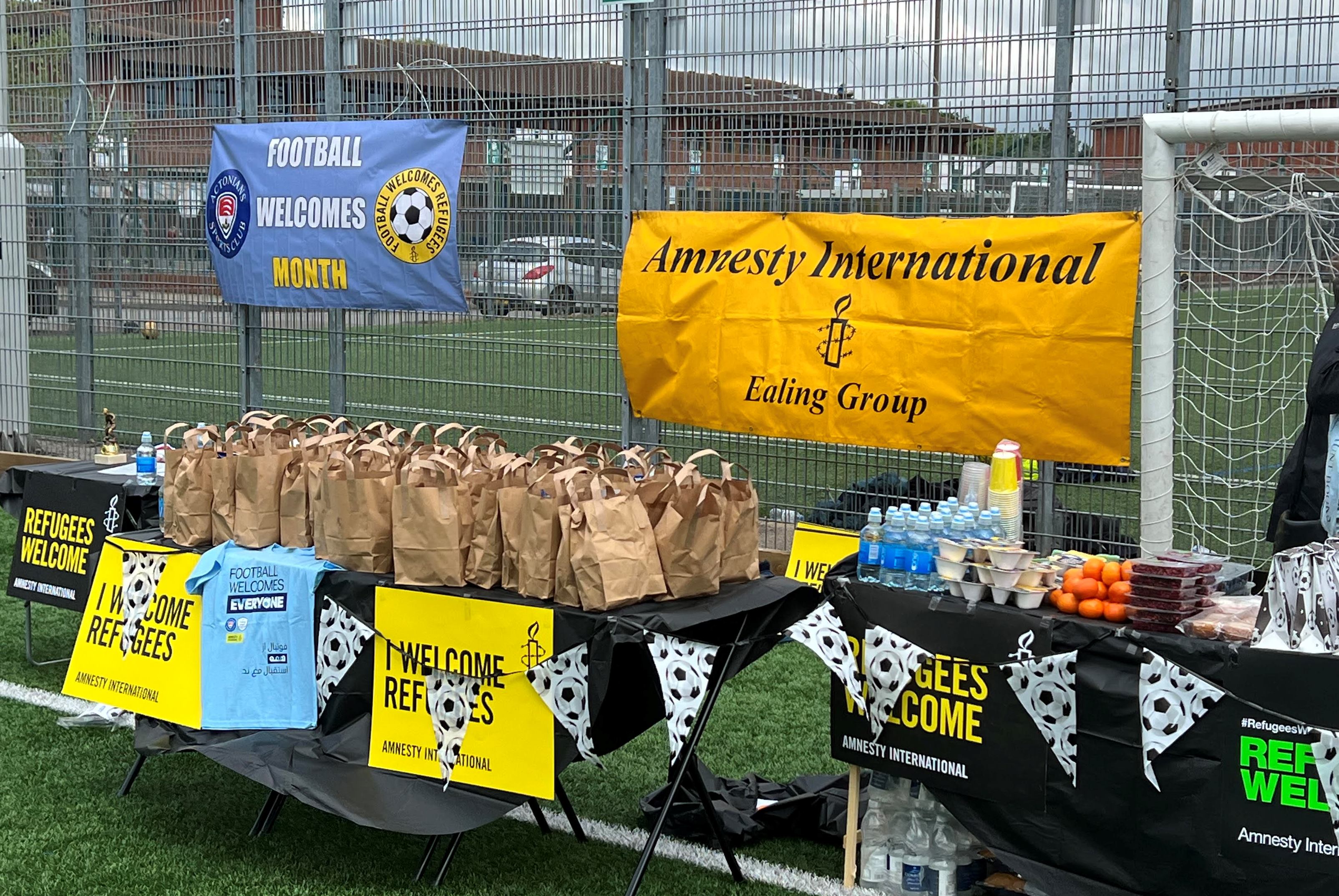 Lunches, snacks , t-shirts and souvenir goodie-bags were provided by London's Community Kitchen and volunteer donations.