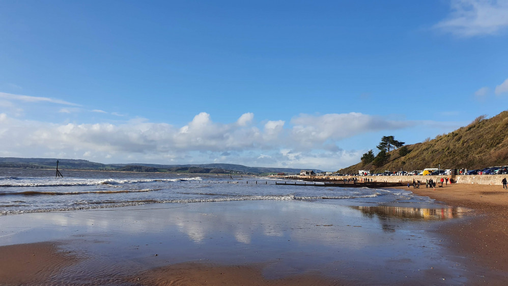 Exmouth beach has won a Blue Flag award for four years in a row