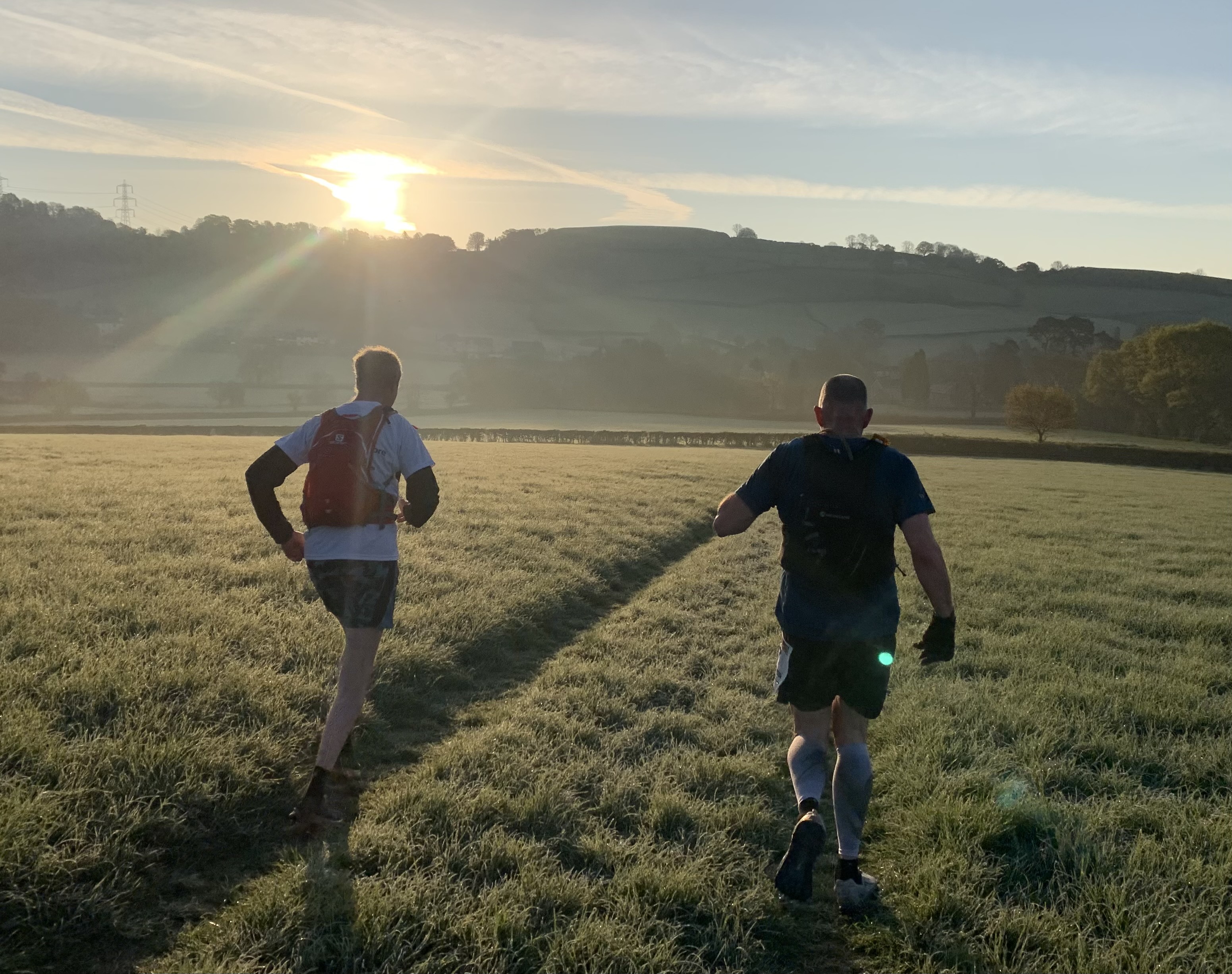 The 66-mile East Devon Round got started at sunrise in Offwell