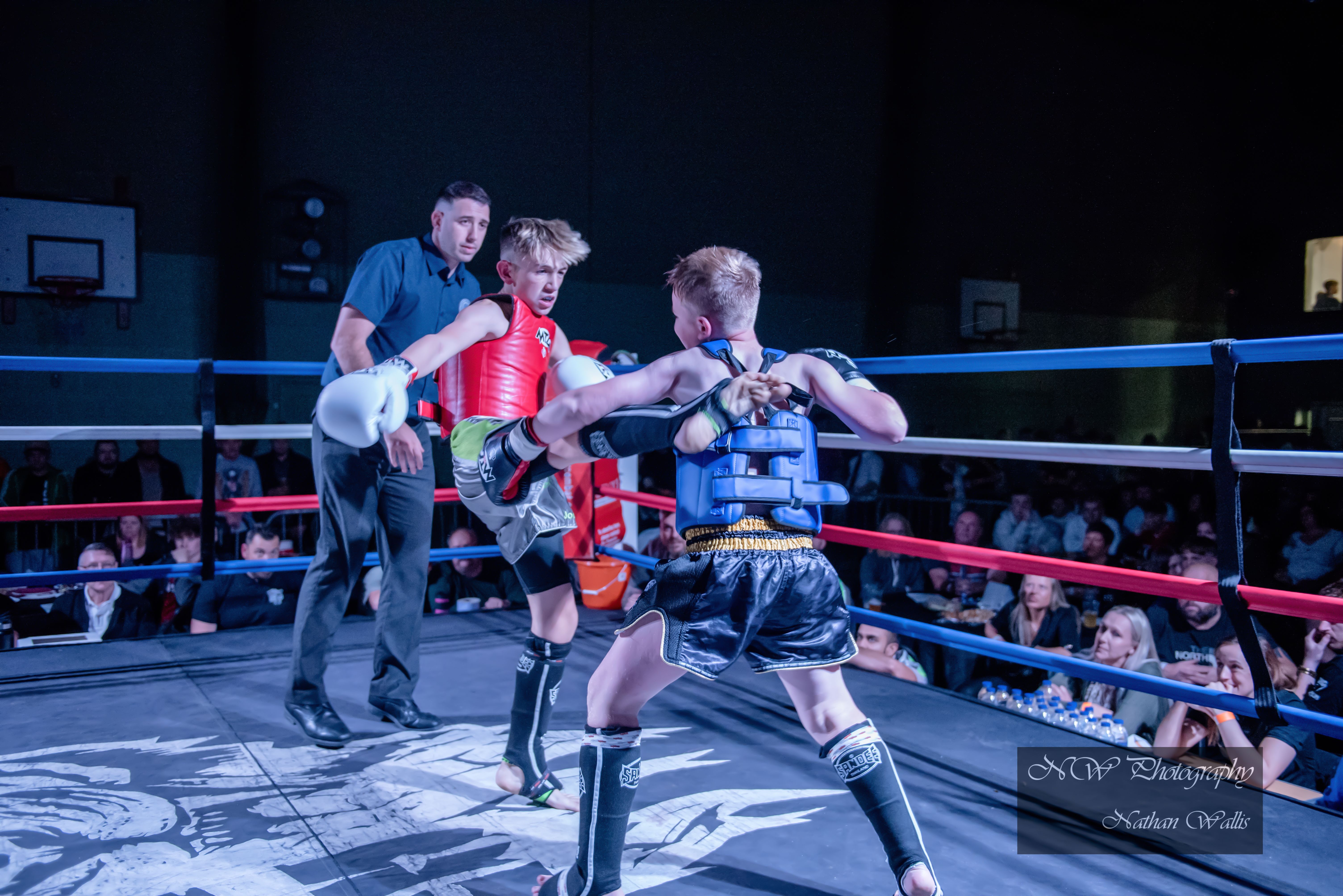 Josh has been practising Muay Thai for four years, 