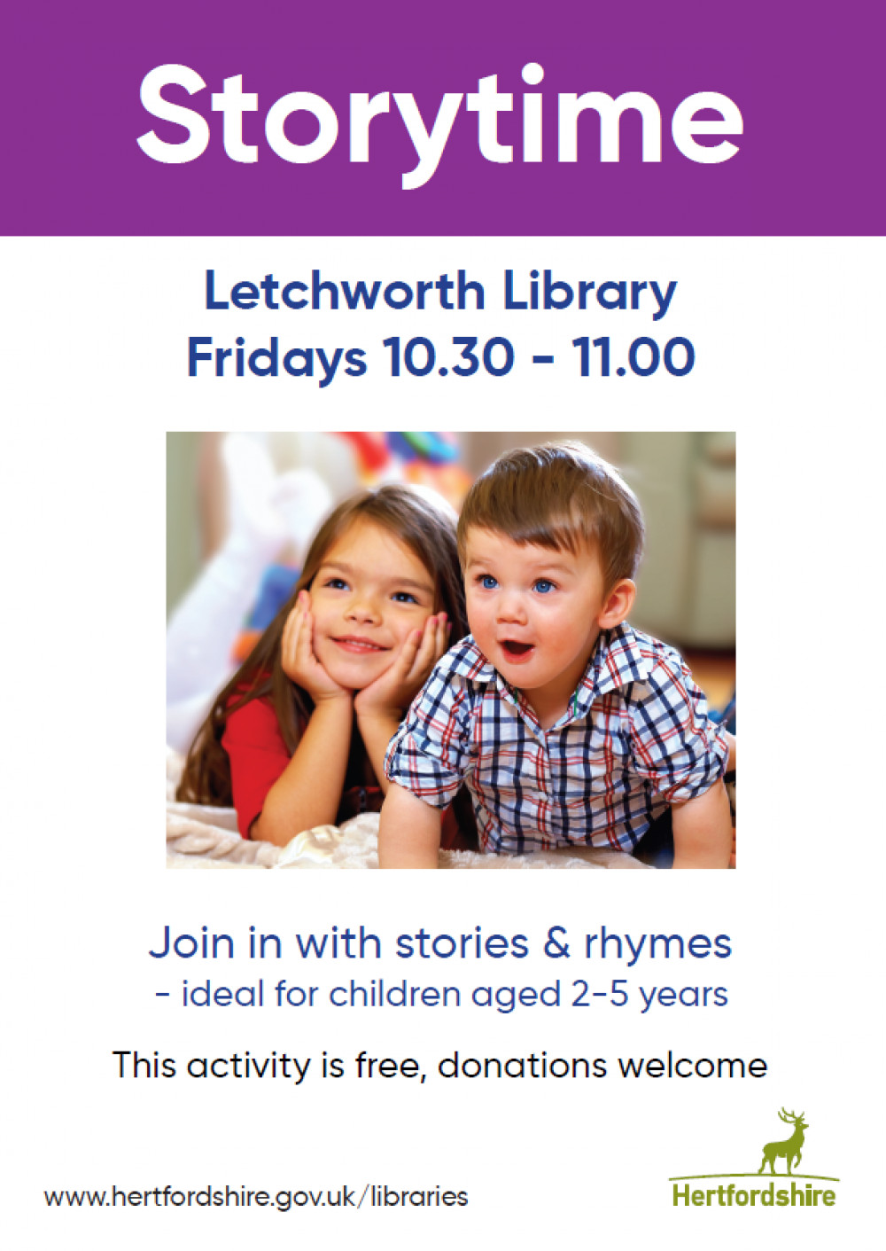 Storytime at Letchworth Library 