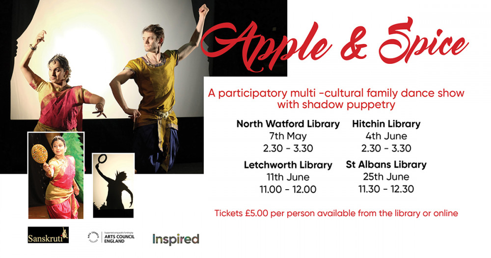 Letchworth Library: Apple n Spice - Sanskruti  Dance Group