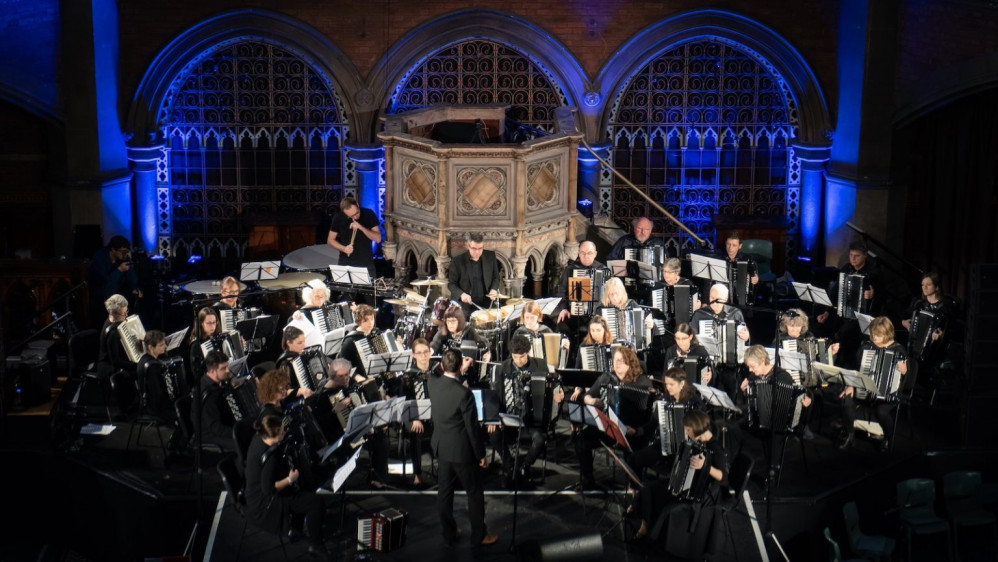 London Accordion Orchestra at Letchworth Settlement 