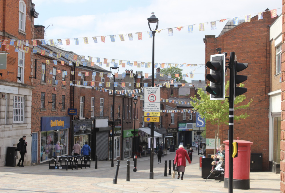 High Street in Congleton. 