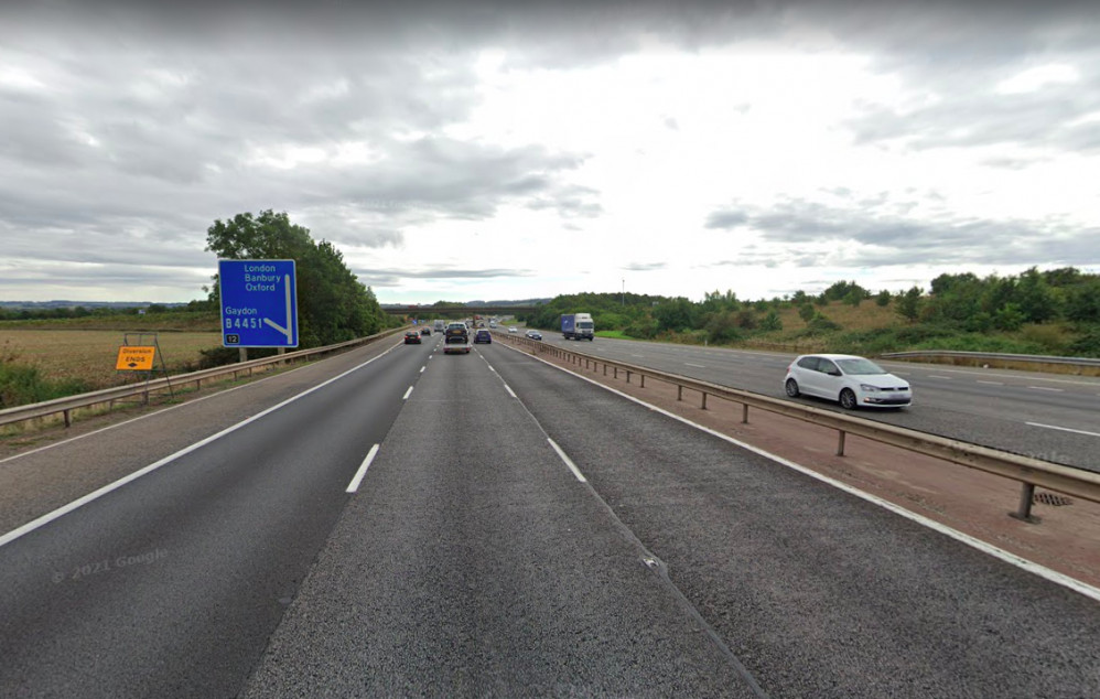 Emergency services were called to M40 junction 12 southbound at around 1pm this afternoon (Image via google.maps)