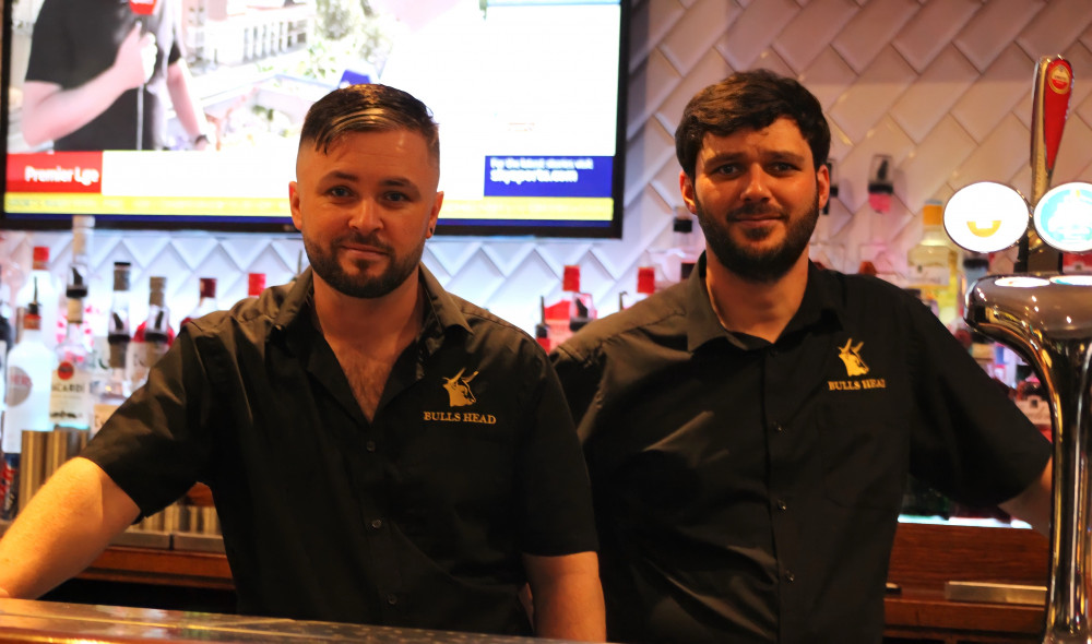 Congleton: Jamie and Phil Parry have received a warm welcome to The Bulls Head. (Image - Alexander Greensmith / Congleton Nub News)