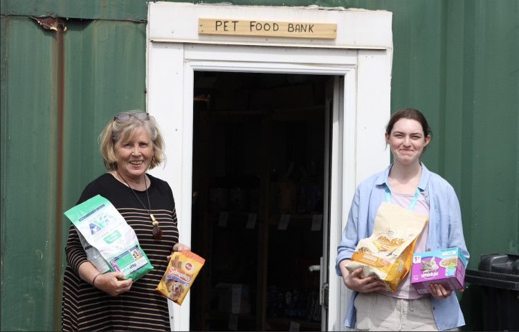 Christine Earles, Chair of Windyway Trust believed in Rebecca Ions, to help make the pet food bank happen. (Image - Alexander Greensmith / Macclesfield Nub News)