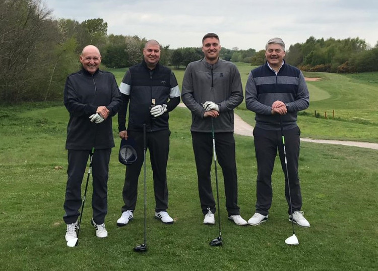 The County Group, golf team one at Wychwood Park Golf Club - raising money for charity (Jan Roberts).