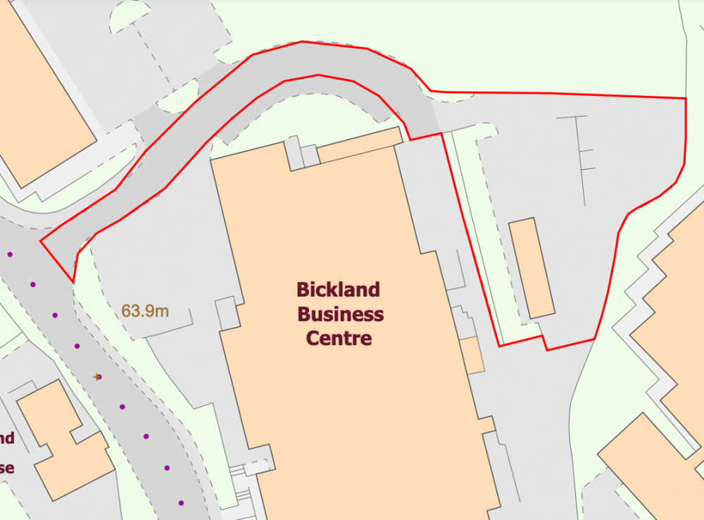 The location plan for the new units. Credit: Rosemary Lynch Chartered Architect.