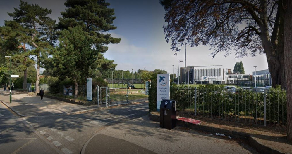 A teenage girl had been arrested on suspicion of GBH after a 16-year-old boy was stabbed outside Teddington School.