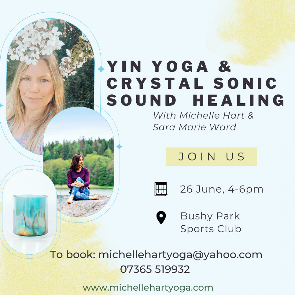 Yin Yoga & Crystal Sonic Sound Healing Event 