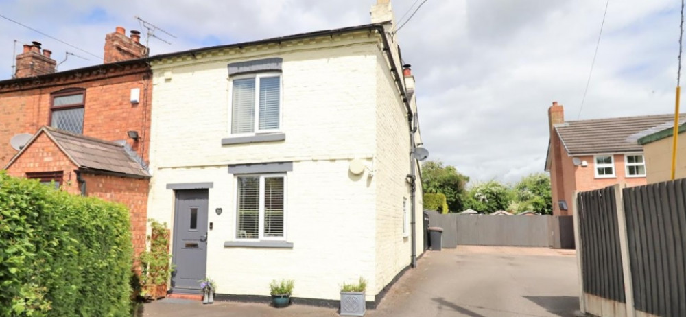 There is bags of character in this property at Herbert Street in Crewe.