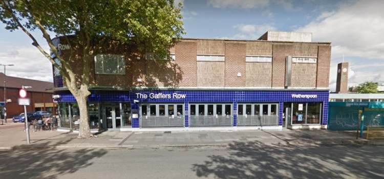 The Gaffers Row, Crewe's former JD Wetherspoon pub (Picture: Google).