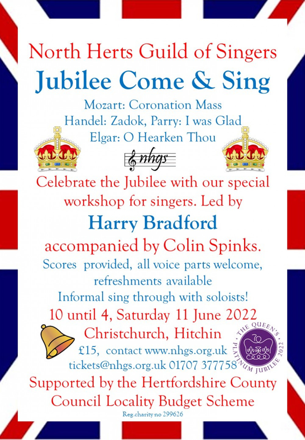  Jubilee Come & Sing- North Herts Guild of Singers