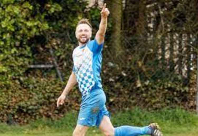 David Lorimer Bildeston Rangers player-manager (Picture credit: Bildeston Rangers)