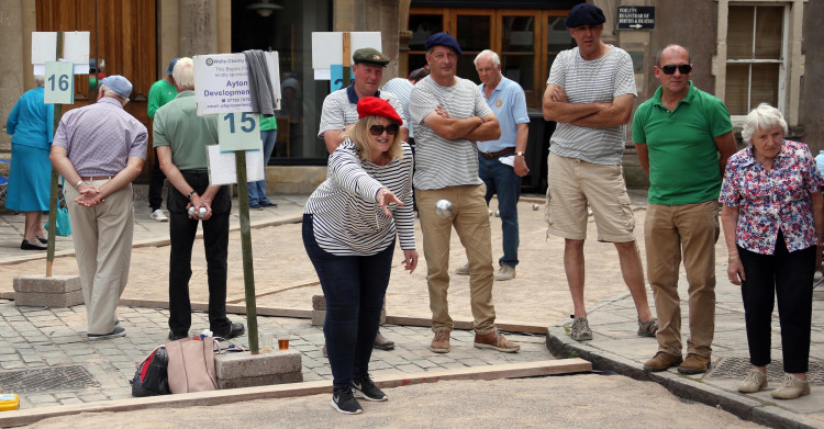 As they were: The Boules Tournament on Wells Market Place