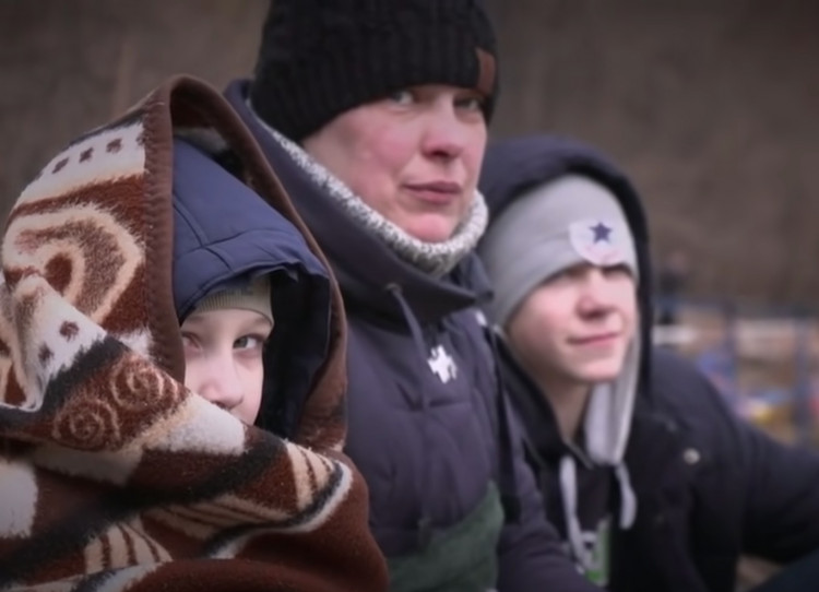 Ukrainian refugees (BBC News)