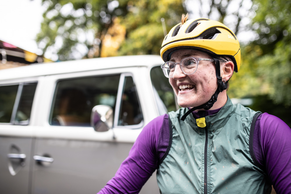 Katherine Moore has been cycling for eight years. (Credit: ForTheHellOfIt.cc)