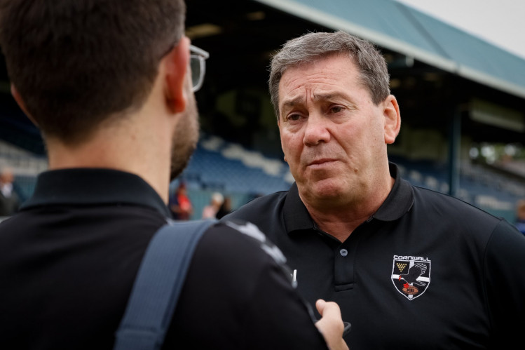 Cornwall RLFC head coach Neil Kelly – Gareth Lyons.