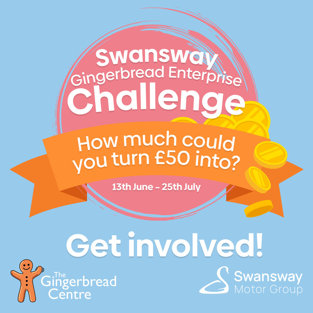 The Swansway Gingerbread Enterprise Challenge runs from June 13 to July 25 (Swansway Motor Group).