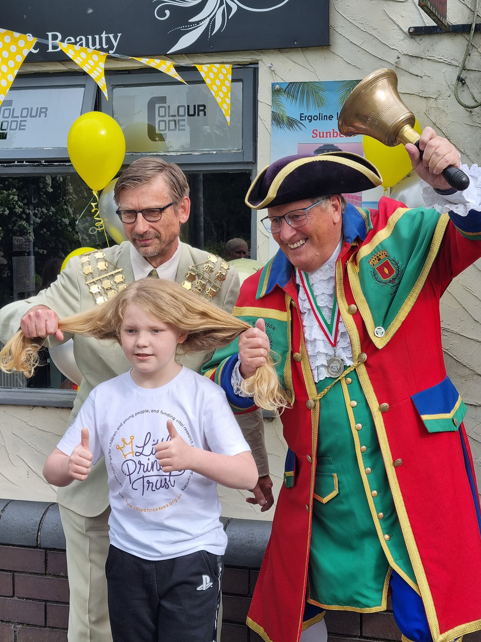 Biddulph mayor Jim Garvey and the town crier, John Robinson, were both in attendance.