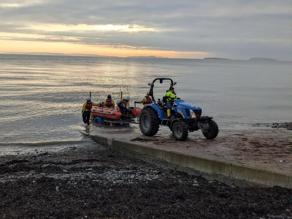 The number of people rescued by RNLI Penarth is up 42% from the previous year. (Image credit: RNLI Penarth)