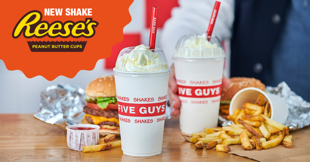 Stevenage: Five Guys launches Reese’s Peanut Butter Cups Shake