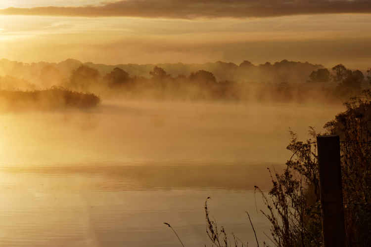 Mist on the water