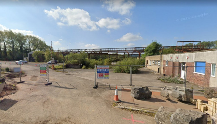 Proposed site of the new concrete factory on Haygrove Lane. Photo: Google Maps
