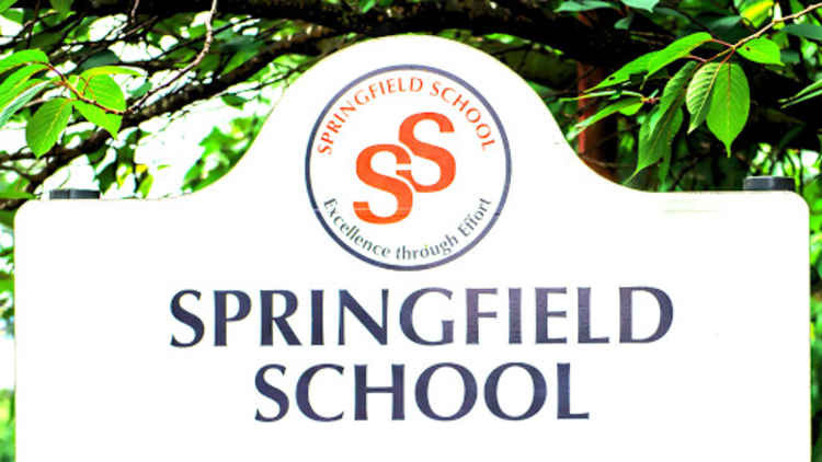 Springfield School is located on Green Road. 
