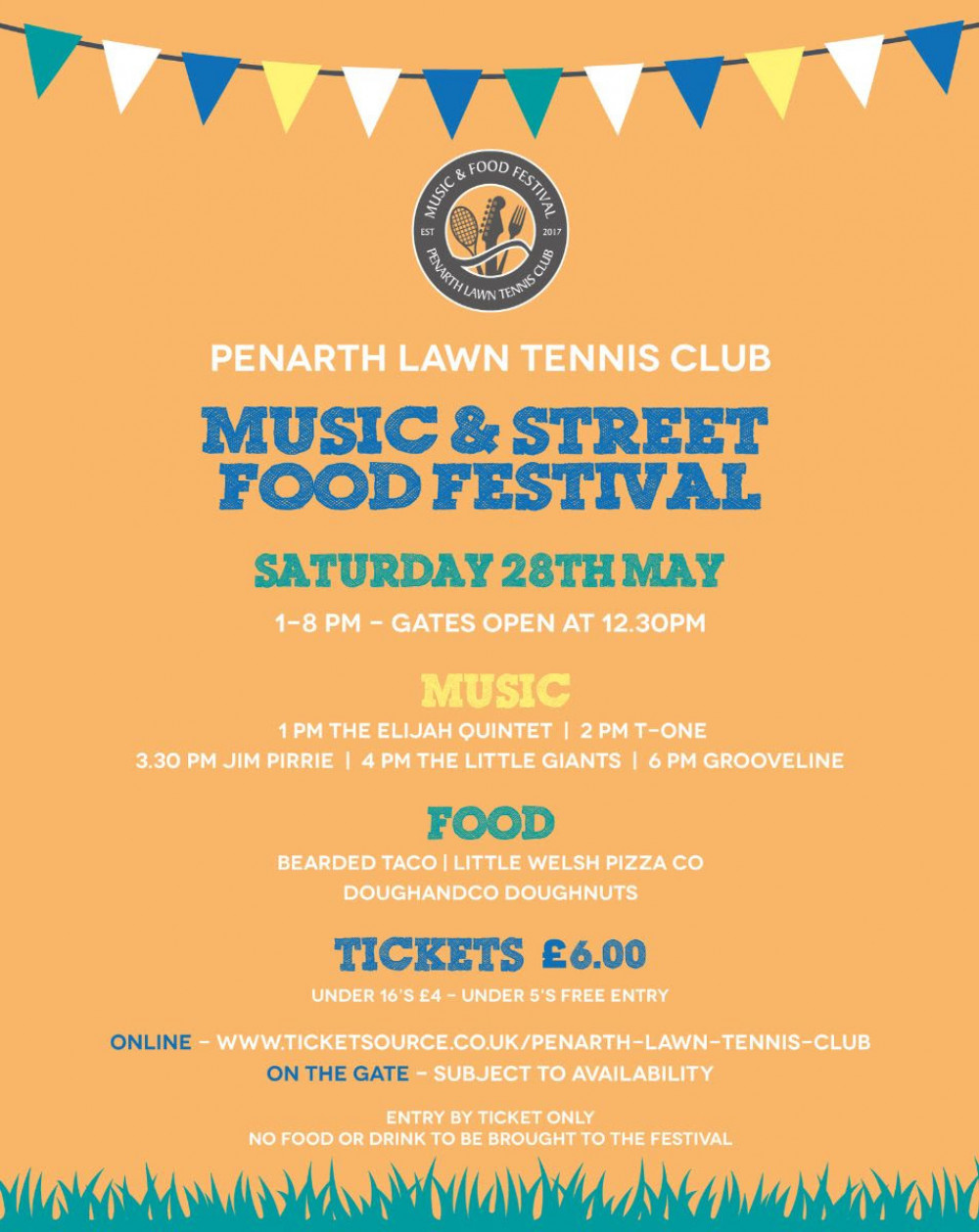 It's predicted up to 1,200 people will attend the festival on May 28. (Image credit: Penarth Lawn Tennis Club)