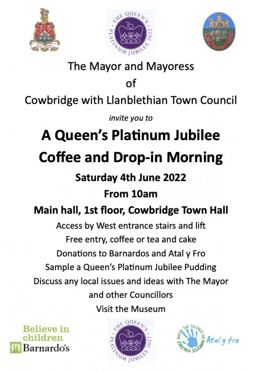 A Queen’s Platinum Jubilee Coffee and Drop-in Morning
