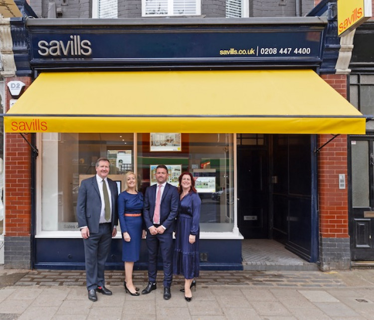 (From left to right) Robin Chatwin, head of south west London residential sales; Liza-Jane Kelly, London residential sales director; Rory Wallace, regional lettings director and Jane Cronwright-Brown, UK head of residential lettings