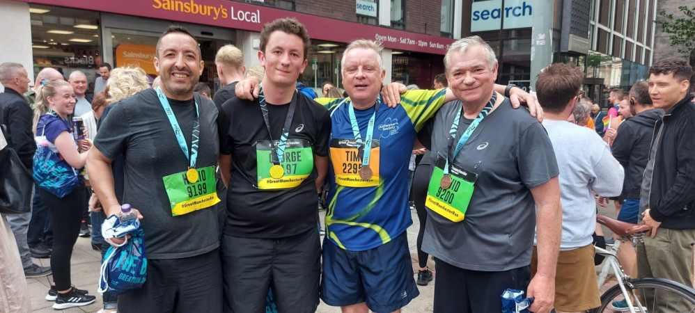 Swansway Motor Group staff raised £3,000 for pancreatic cancer from the Manchester 10k run (Swansway).