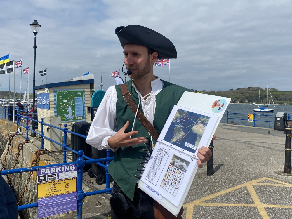 Will Hazell leads a gripping tour through Falmouth. 