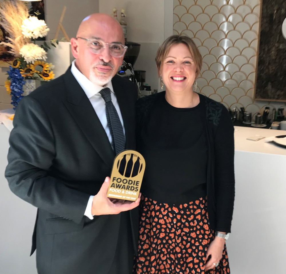Nadhim Zahawi MP and Sarah Windrum Chair of Coventry and Warwickshire LEP 