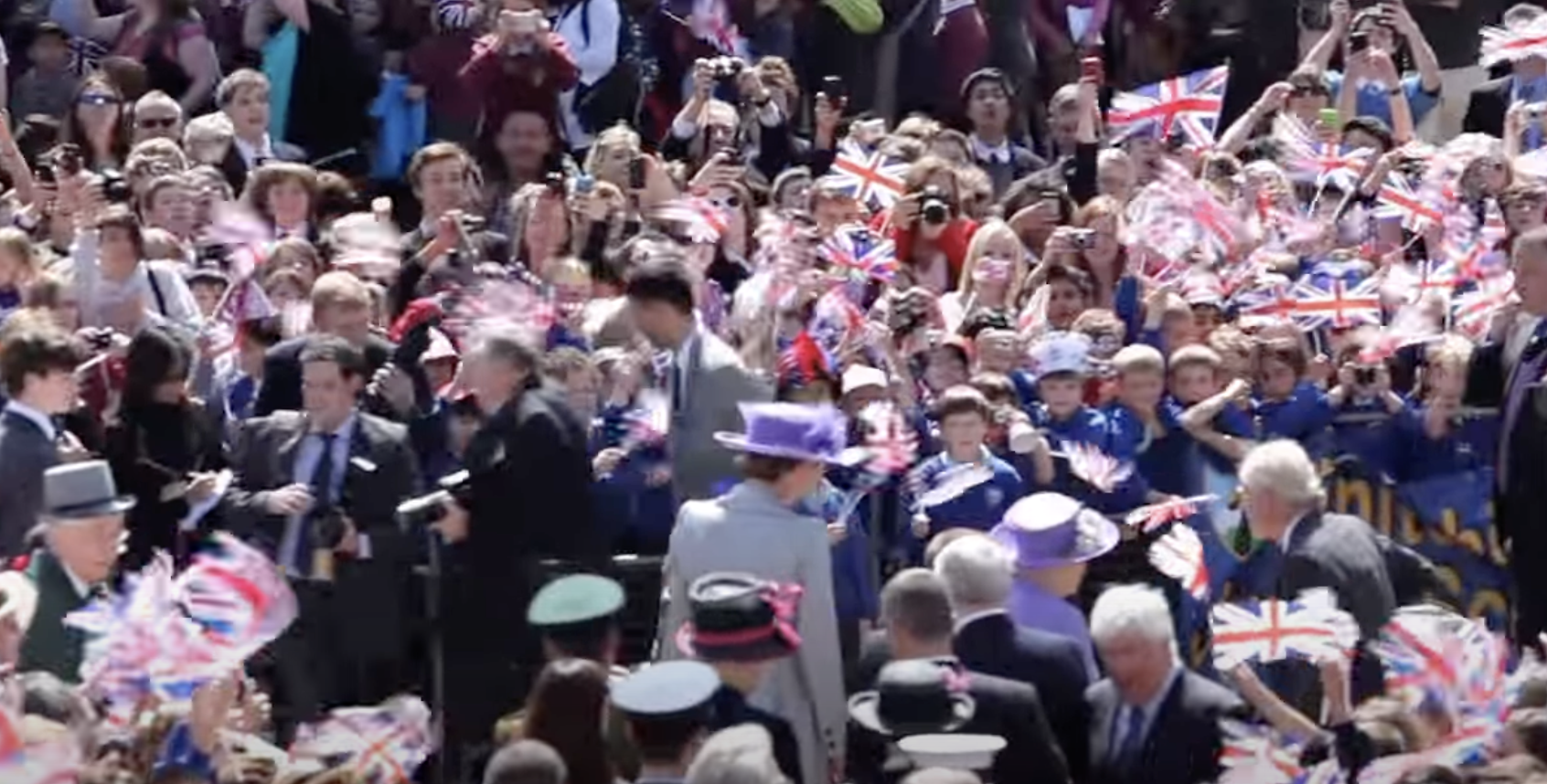 The Queen in Hitchin on Thursday, June 14, 2012. CREDIT: The Queen visits Hitchin YouTube