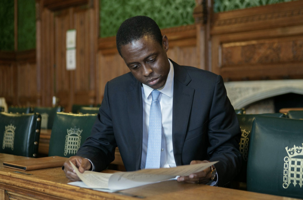 Bim Afolami MP pictured at the Palace of Westminster. CREDIT: Bim Afolami 