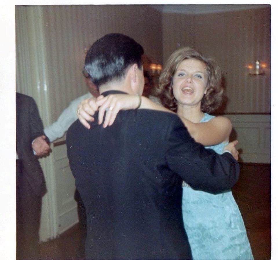 Winne and Ewen on their wedding day in 1967 (Credit: Winnie Cameron)