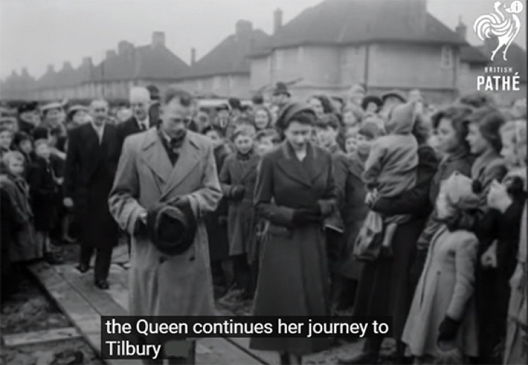 Pathe News covered the Queen's visit to Purfleet and Tilbury in 1953.