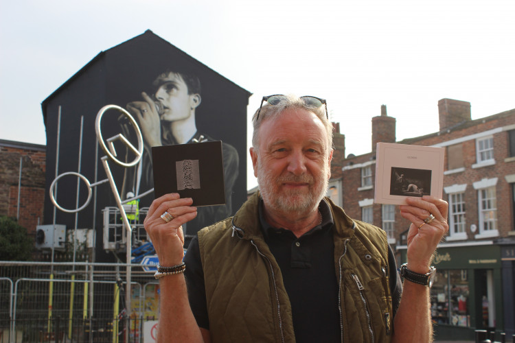 Peter Hook helped unveil the Macclesfield Ian Curtis mural in March. He and Curtis appeared on the Joy Division albums 'Unknown Pleasures' and 'Closer'. (Image - Alexander Greensmith / Macclesfield Nub News)
