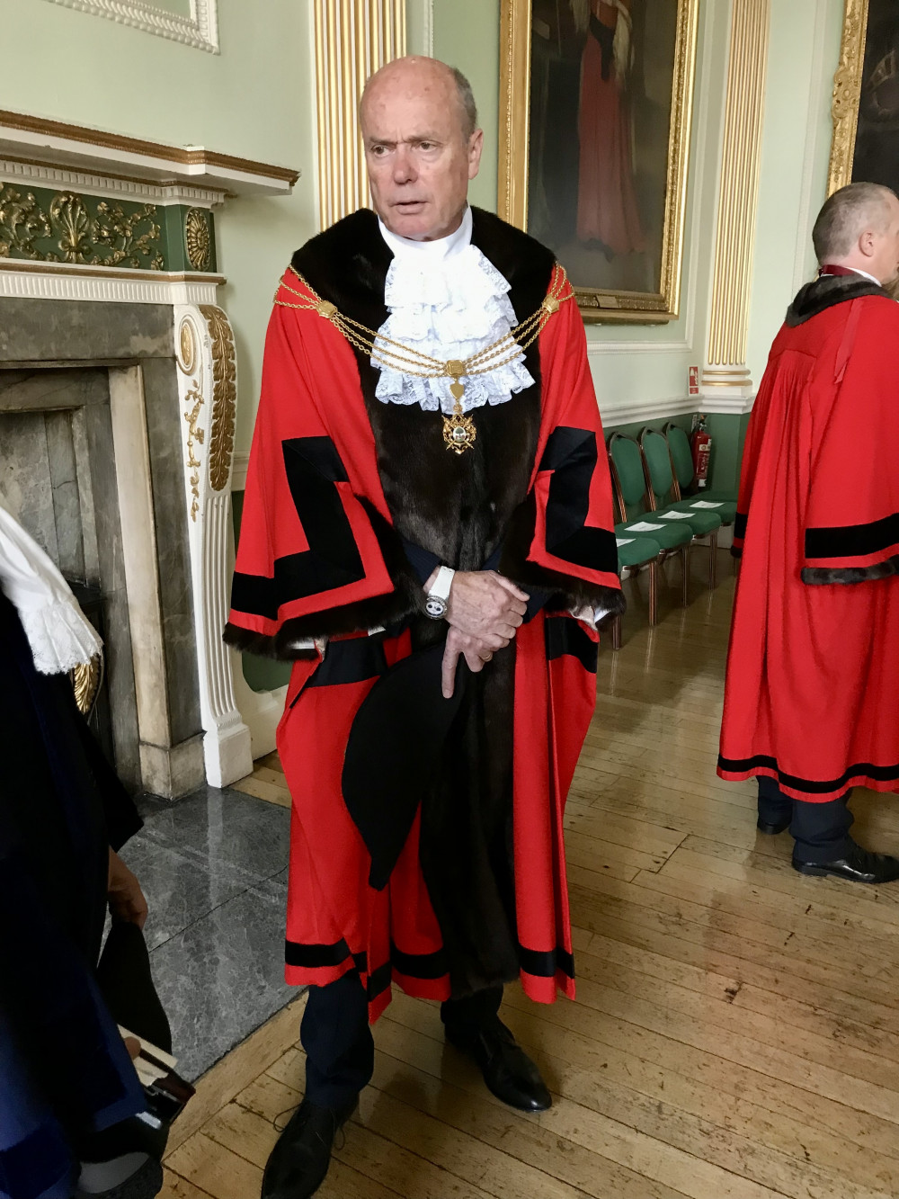 Cllr Steart Cursley - the 648th Mayor of Wells
