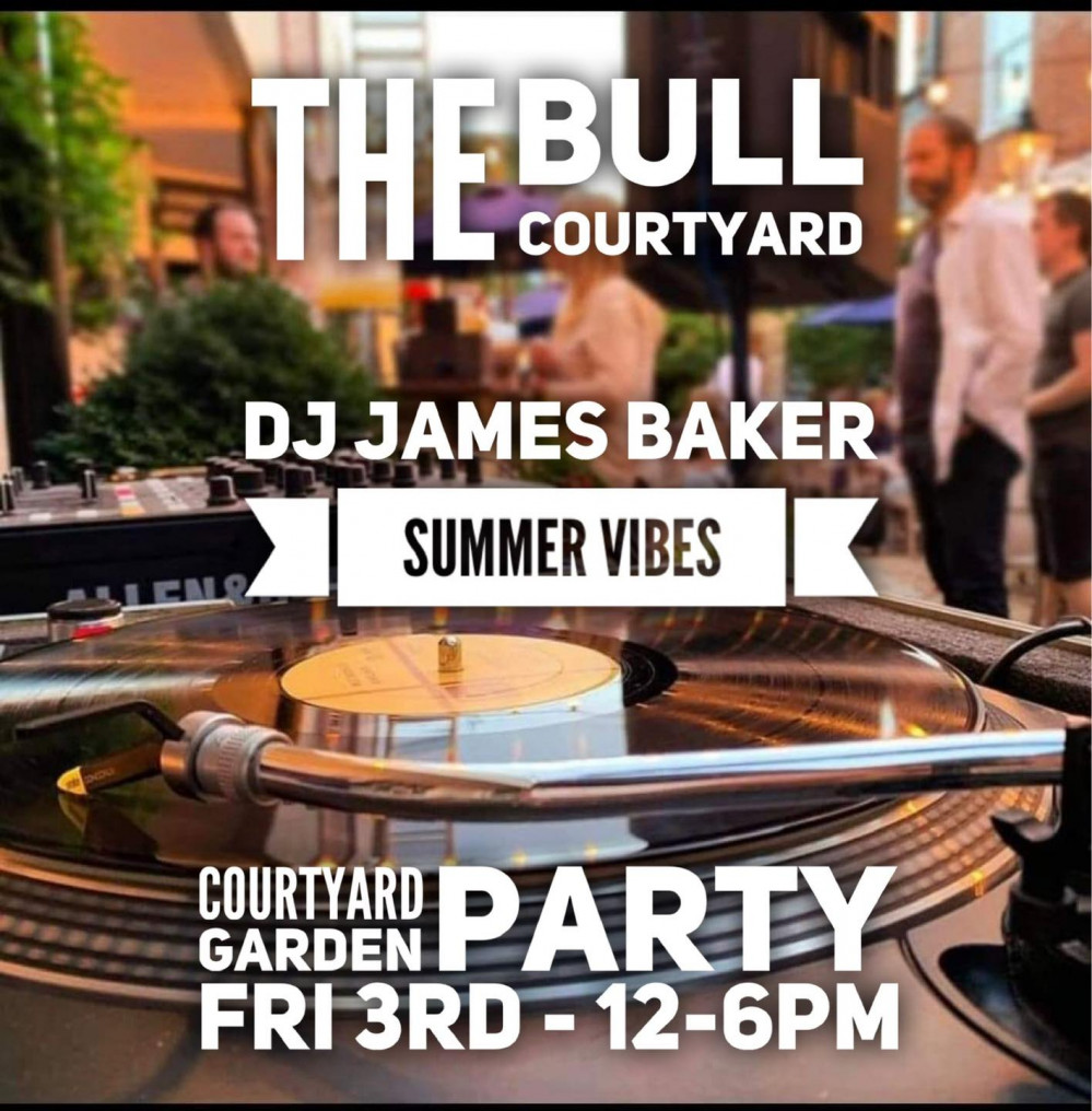 The Bull courtyard garden party