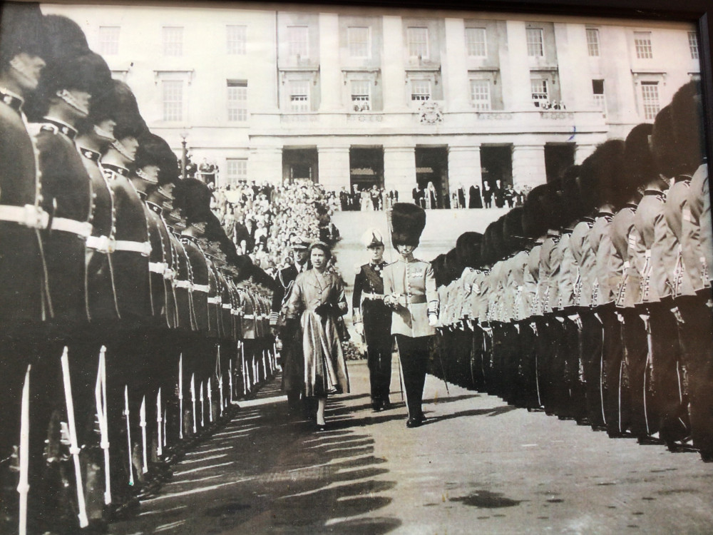 Derrick at Stormont, during the Coronation tour (Picture contributed)