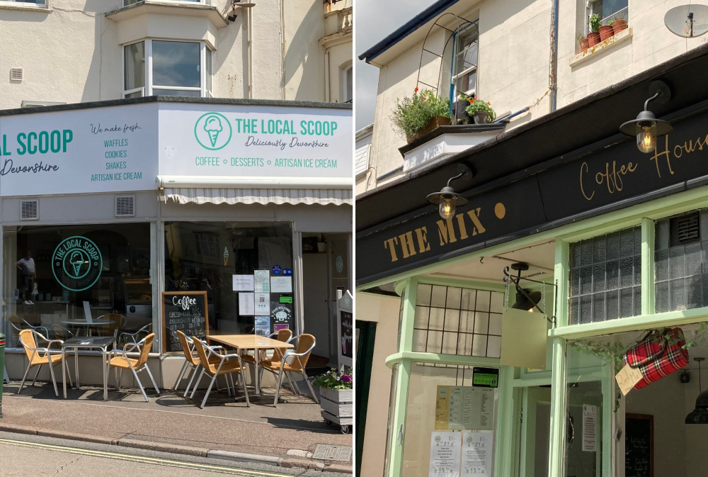 Dawlish dessert parlour The Local Scoop and bar The Mix have both been nominated (Nub News, Will Goddard)