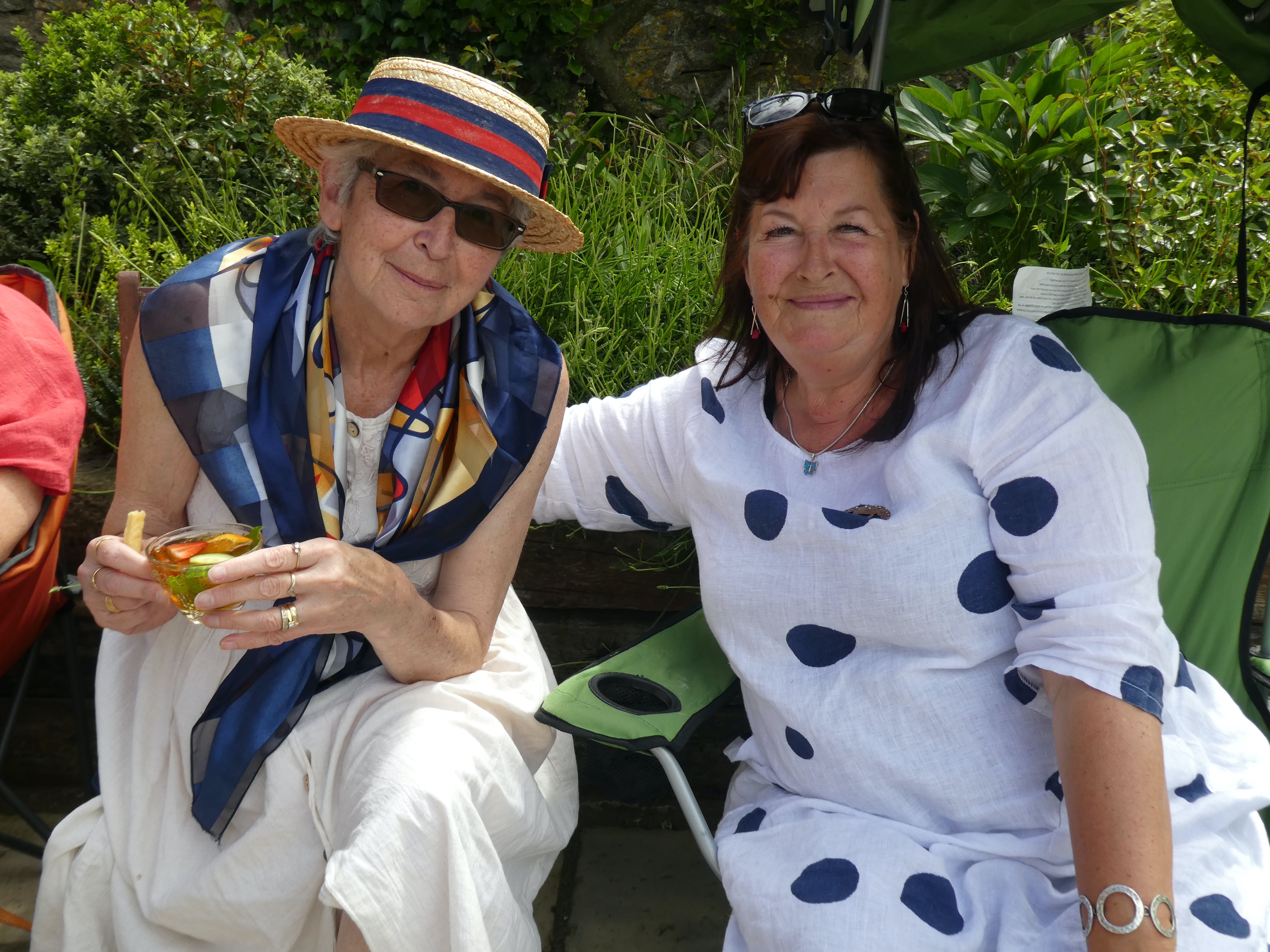 Elizabeth and Karen celebrating the Queen's Platinum Jubilee