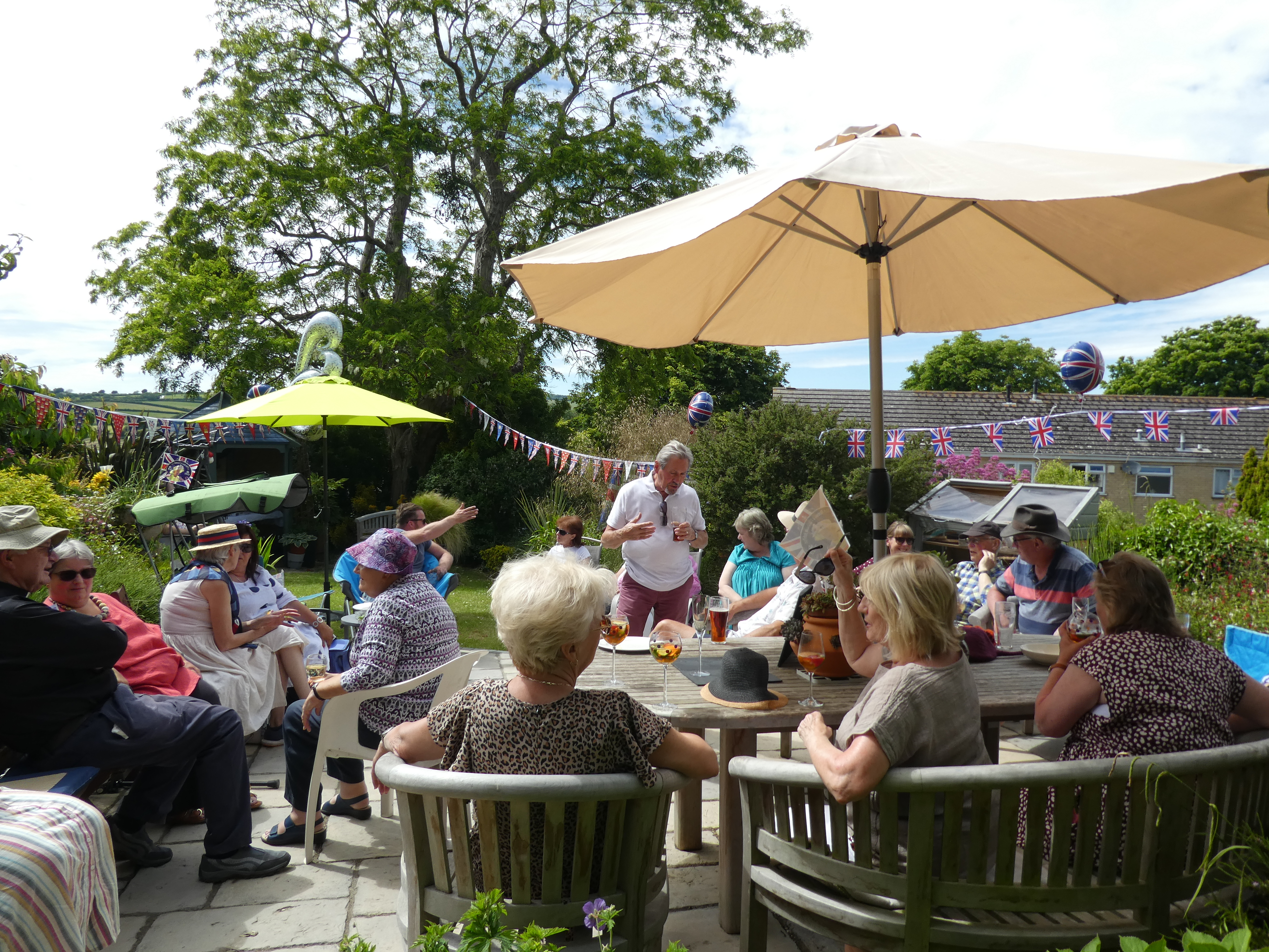 Garden party at Wanderwell