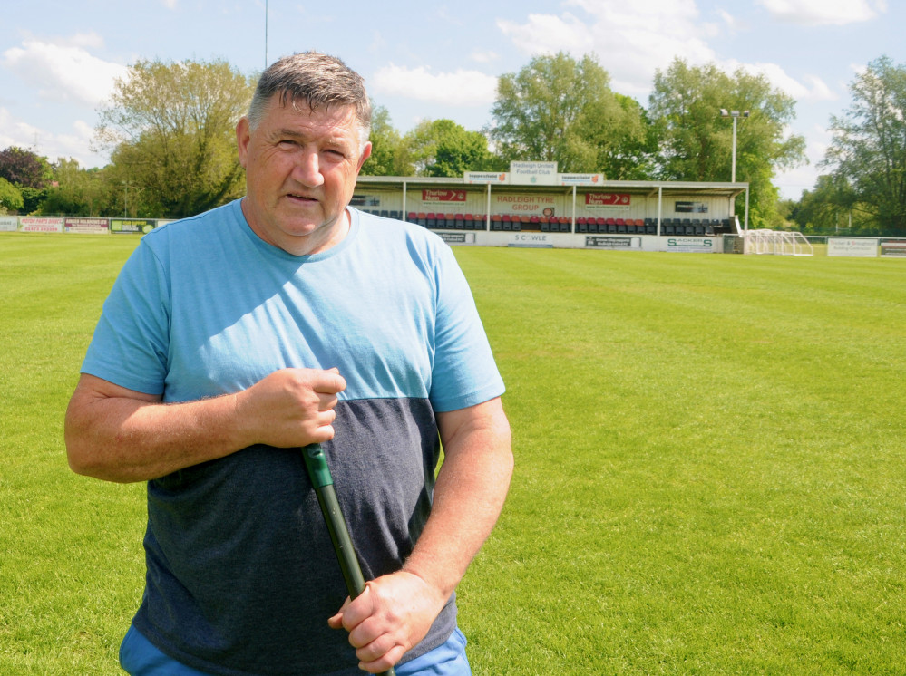 Hadleigh United legend Mervyn Bignell (Picture credit: Hadleigh Nub News)