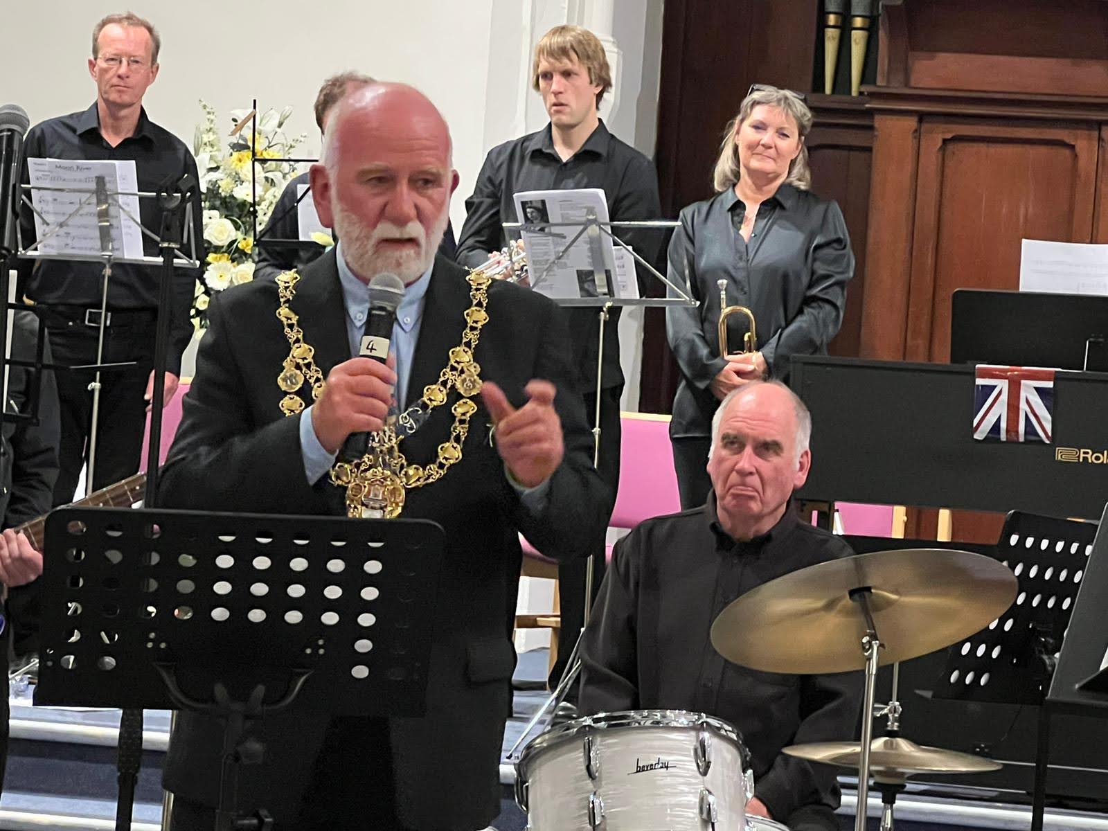 A thank-you from the Mayor of Bridport, Ian Bark