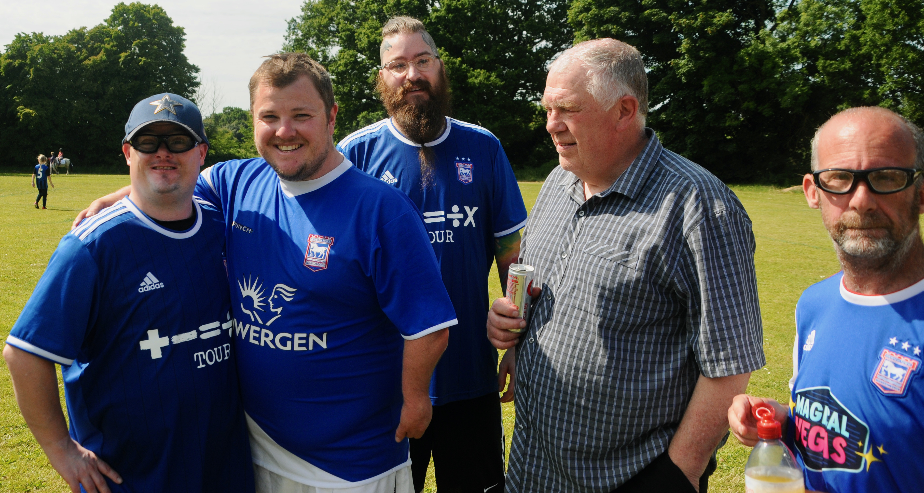 Organiser Sam Nunn ready to play (Picture credit: Peninsula Nub News)